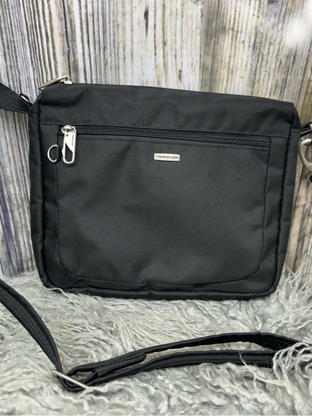 Travelon Black Crossbody Bag RFID Protection & Anti-Theft